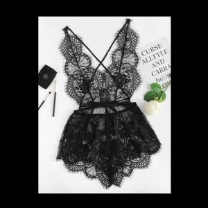 NWT Black Lace Lingerie